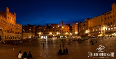 Siena at dusk, Italy -21. January 2012-4